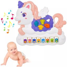 Sanjary Musical Piano Keyboard for Babies Unicorn Animal Sound color design may vary-28