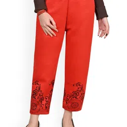 BAESD Girls Printed High Rise Trousers-picture-32