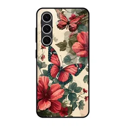 QRIOH Floral Printed Silicone Samsung Galaxy S24 FE 5G Back Case-picture-36