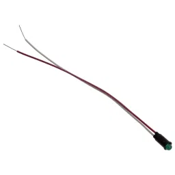 VCC PANEL MOUNT INDICATOR, LED, 6.35MM, GREEN, 5V, 5102H5-5V-picture-45