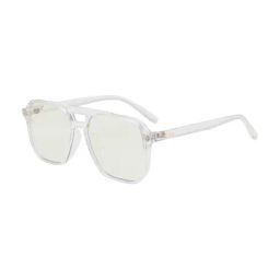 Ted Smith Transparent Aviator Polarized Unisex Sunglasses-picture-45