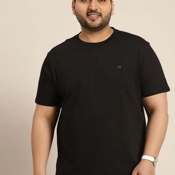 Sztori Men Plus Size Solid Pure Cotton T-shirt-image-39