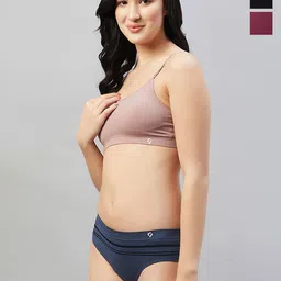 C9 AIRWEAR Women Pack Of 3 Seamless Bikini Briefs P1117_Pack19-image-87