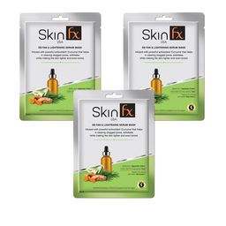 Skin Fx Set of 3 De-tan and Lightening Serum Masks-38