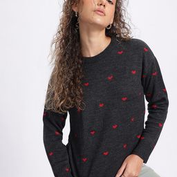 glitchez Wintery Whispers Conversational Pullover-image-13
