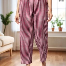 Kryptic Pack Of 2 Pure Cotton Mid-Rise Lounge Pants-image-102