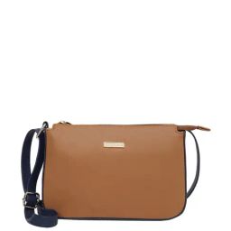 Fastrack Tan Solid Medium Sling Handbag-image-35