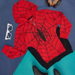 Pantaloons Junior Red Cotton Printed Full Sleeves Sweatshirt-image-76