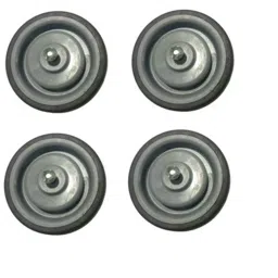 Reliable Hub's Rubber 4 inch Shopping Trolley Wheels 40000186-34