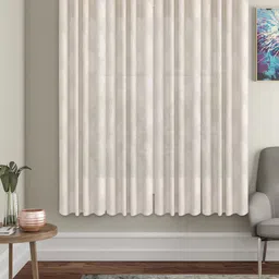 HOSTA HOMES Cream-Coloured Set of 4 Floral Window Curtain-image-66
