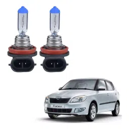 Auto Pearl H8 Car Fog Lamp Halogen Bulb for Skoda Fabia, APA17 (Pack of 2 Pcs)-1