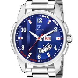 Walrus Men Blue & Silver-Toned Analogue Watch-52