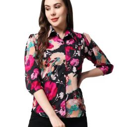 Cation Black Printed Shirt-48