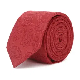 Van Heusen Red Printed Formal Tie-image-76