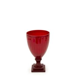 Home4U Hurricane Red Ruby Glass Small Votive-image-52