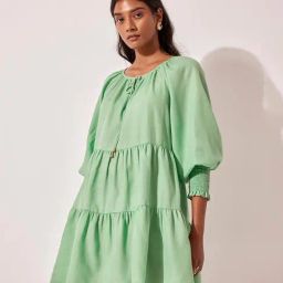 The Label Life Green Tiered Dress-image-42
