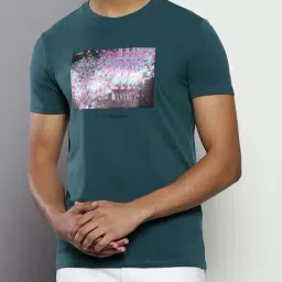 Calvin Klein Atlantic Deep Cotton Slim Fit Printed T-Shirt-picture-20