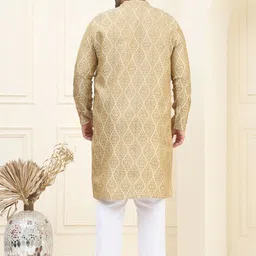 SOJANYA PLUS Men Regular Kurta with Pyjamas image 5