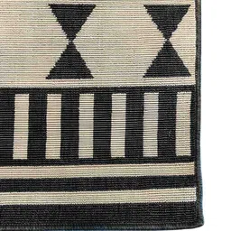Sapana Carpet-Mats Grey Geometric Polypropylene Carpet image 4