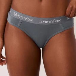 La Vie En Rose Grey Cotton Panty-image-69