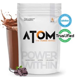 AS-IT-IS Nutrition ATOM Whey Protein with Enzymes, 2.2 lb Cafe Latte-9