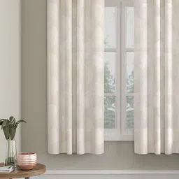 HOSTA HOMES White Floral Window Curtain-image-68