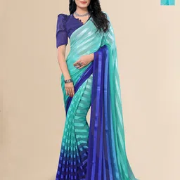 Moda Rapido Pack Of 2 Striped Satin Saree-image-56