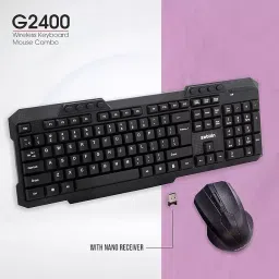 Zebion Wireless Keyboard Mouse Combo with Nano Receiver and Upto 10 m Range, ITD105 image 2