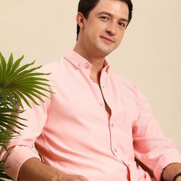 Mast & Harbour Button-Down Collar Opaque Casual Shirt-image-79