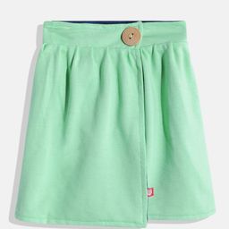Here&Now X Game Begins Girls Above Knee Wrap-style Skirt-picture-23