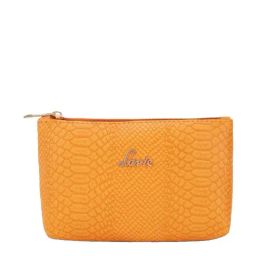 Lavie Croc Ocher Textured Pouch-47
