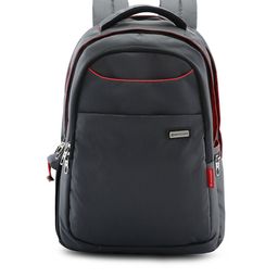 Harissons Grey & Red Laptop Backpack-18