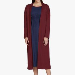 Amante Women Maroon Solid Robe-image-63