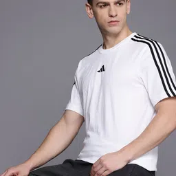 ADIDAS 3-Striped Cotton T-shirt-image-14