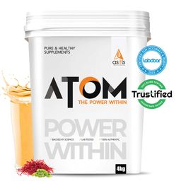 AS-IT-IS Nutrition ATOM Whey Protein with Enzymes,  8.8 lb  Kesar Elaichi -7