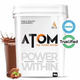 AS-IT-IS Nutrition ATOM Whey Protein with Enzymes,  8.8 lb  Choco Hazel Fusion -10