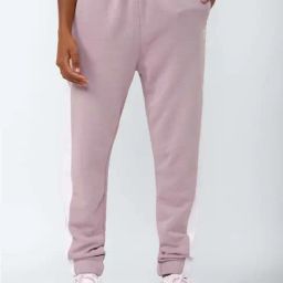 Reebok Lilac Cotton Color-Block Joggers-image-81