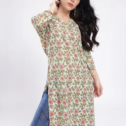 Anouk Rustic Floral Printed Straight Kurta-image-62