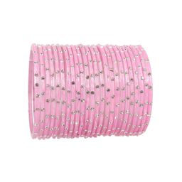LAVAZZA Set Of 24 Crystal Studded Bangles-40