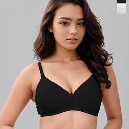 LUX VENUS Pack Of 2 Full Coverage Lightly Padded Cotton Bra-picture-11