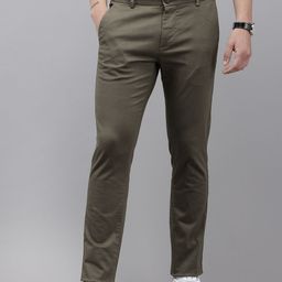 Arrow Sport Men Checked Slim Fit Trousers-image-65