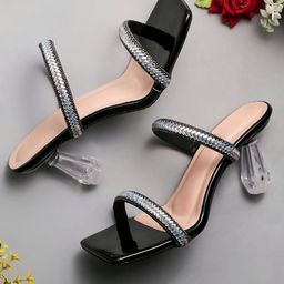 BAESD Embellished Party Stiletto Mules-46