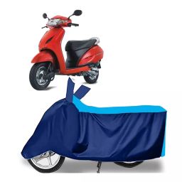 Auto Pearl Two Wheeler Cover for Honda Activa - Cyan, Blue-image-91