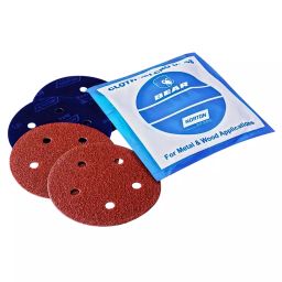 Norton H231 Adalox Velcro Paper Disc 127 mm Dia 80 Grit, PD721 (Pack of 200)-image-36