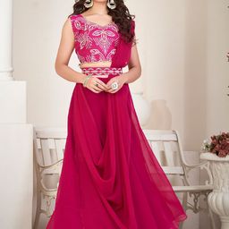 Warthy Ent Embroidered Thread Work Semi-Stitched Lehenga & Unstitched Blouse With Dupatta-picture-35