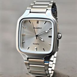 THE SHOPOHOLIC Men Dial & Stainless Steel Straps Analogue Watch ST-SQUARE-SILVER-image-6