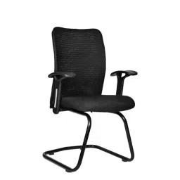 Mango Blossom Glima Cane Visitor Chair Black-18