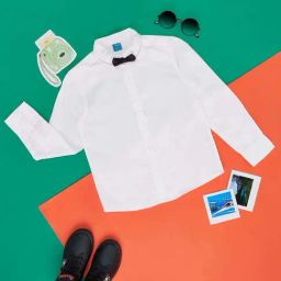 YU by Pantaloons Kids Off-White Cotton Regular Fit Full Sleeves Shirt-picture-49