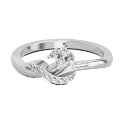Sparkles Lab Grown Diamond 14k (585) White Gold Ring for Women-picture-23