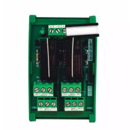 Salzer RMS022P24 Relay Module 2 Changeover 24V DC Suitable for OMRON, Green-45